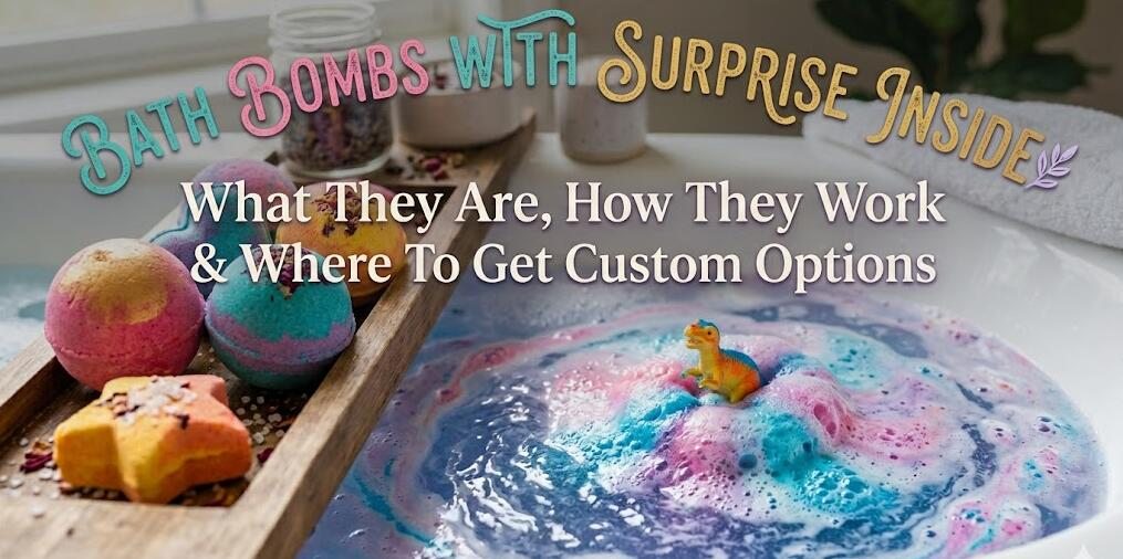 Bath Bombs With Surprise Inside: What They Are, How They Work & Where To Get Custom Options