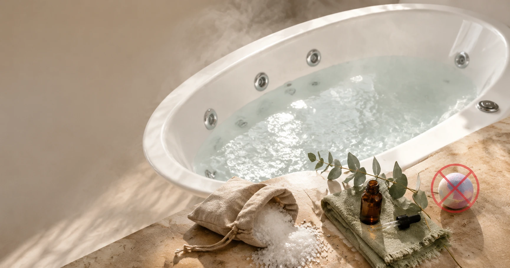 Jetted Tub and Bath Bombs