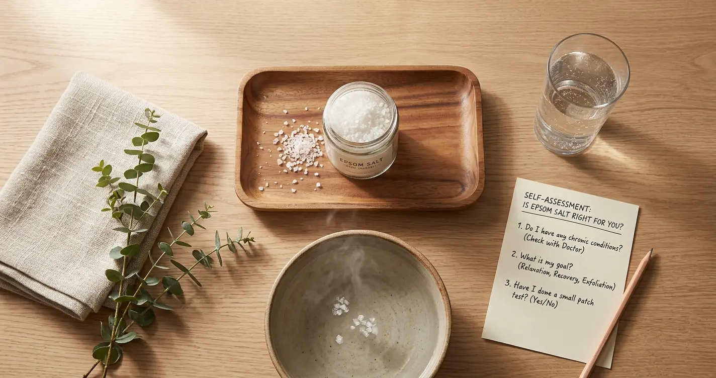 Consider whether it is appropriate to use Epsom salts