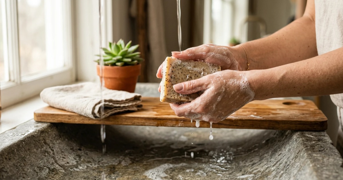 Use Exfoliating Soap Use Exfoliating Soap
