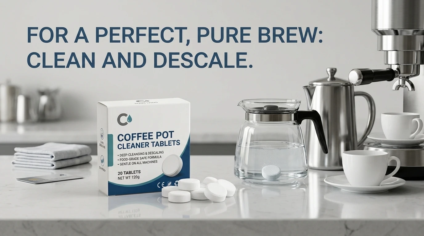coffee pot cleaner tablets