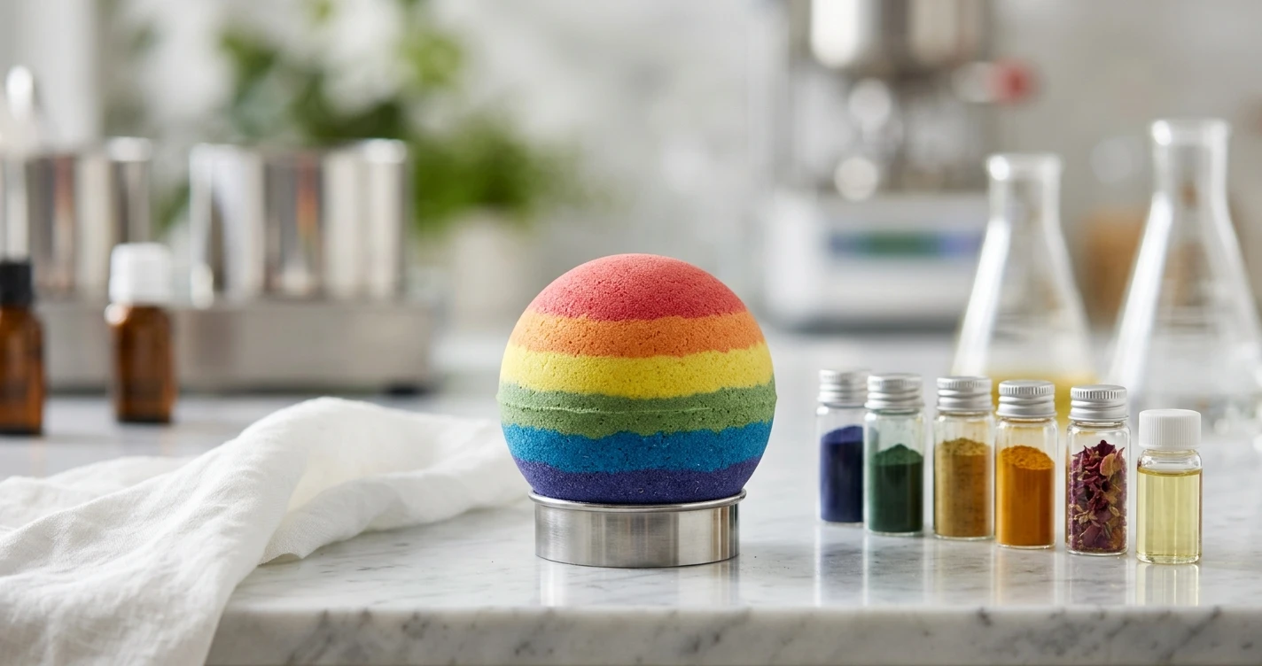 Rainbow Bath Bomb Recipe