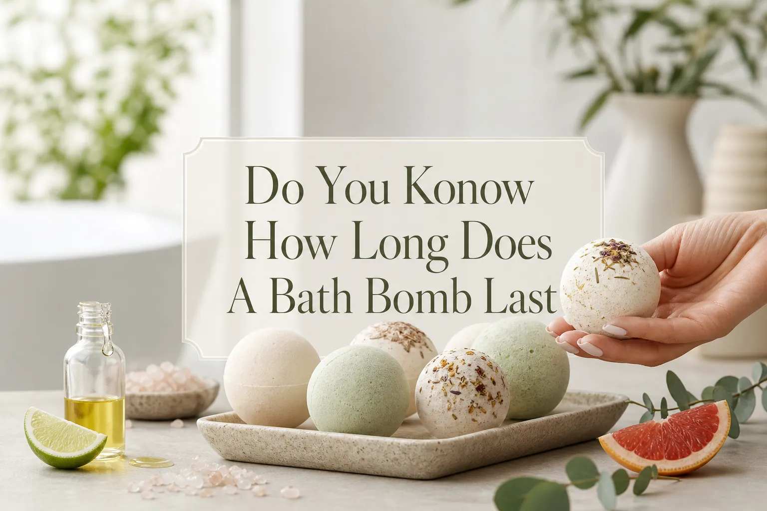 Do You Konow How Long Does A Bath Bomb Last