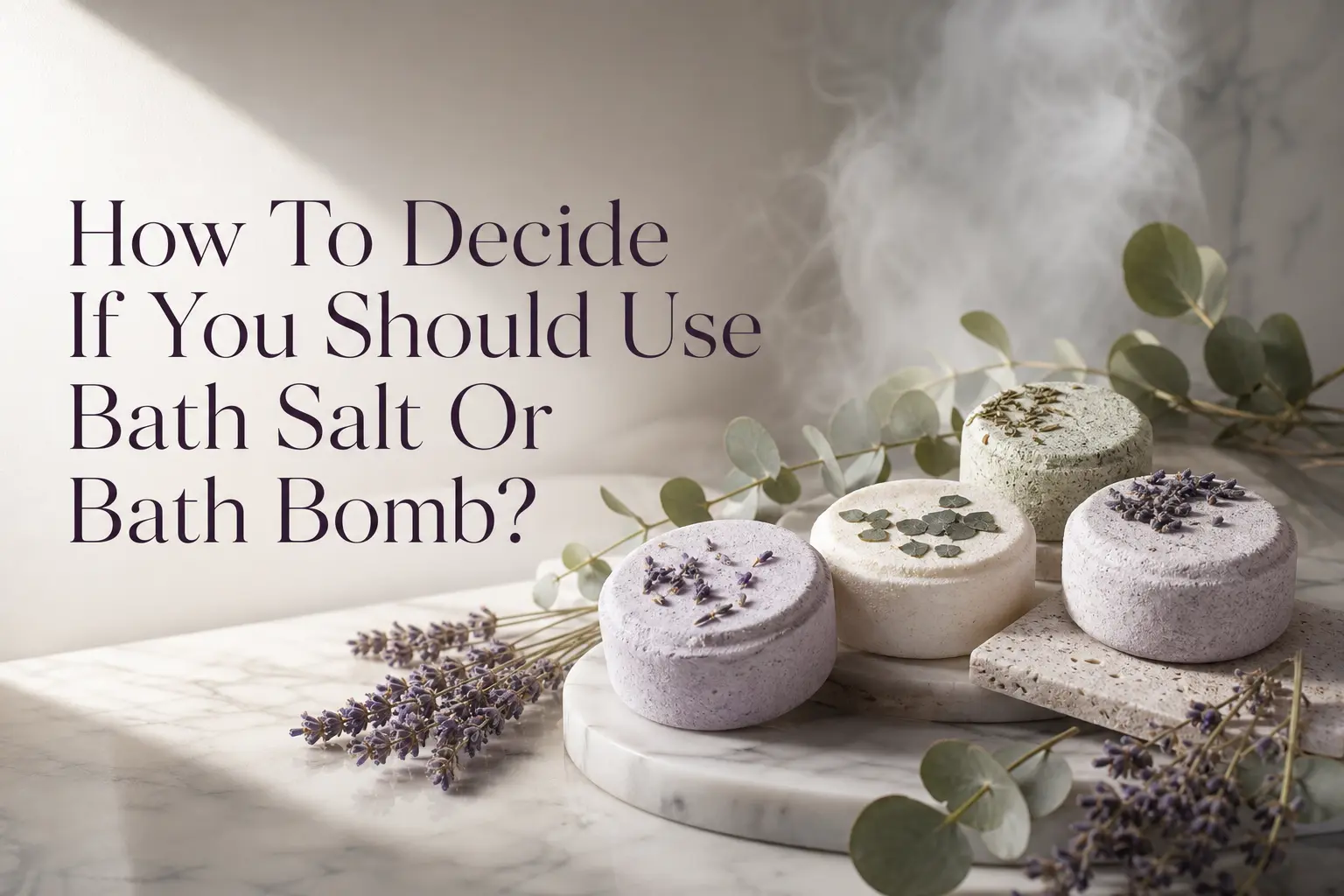 How To Decide If You Should Use Bath Salt Or Bath Bomb?