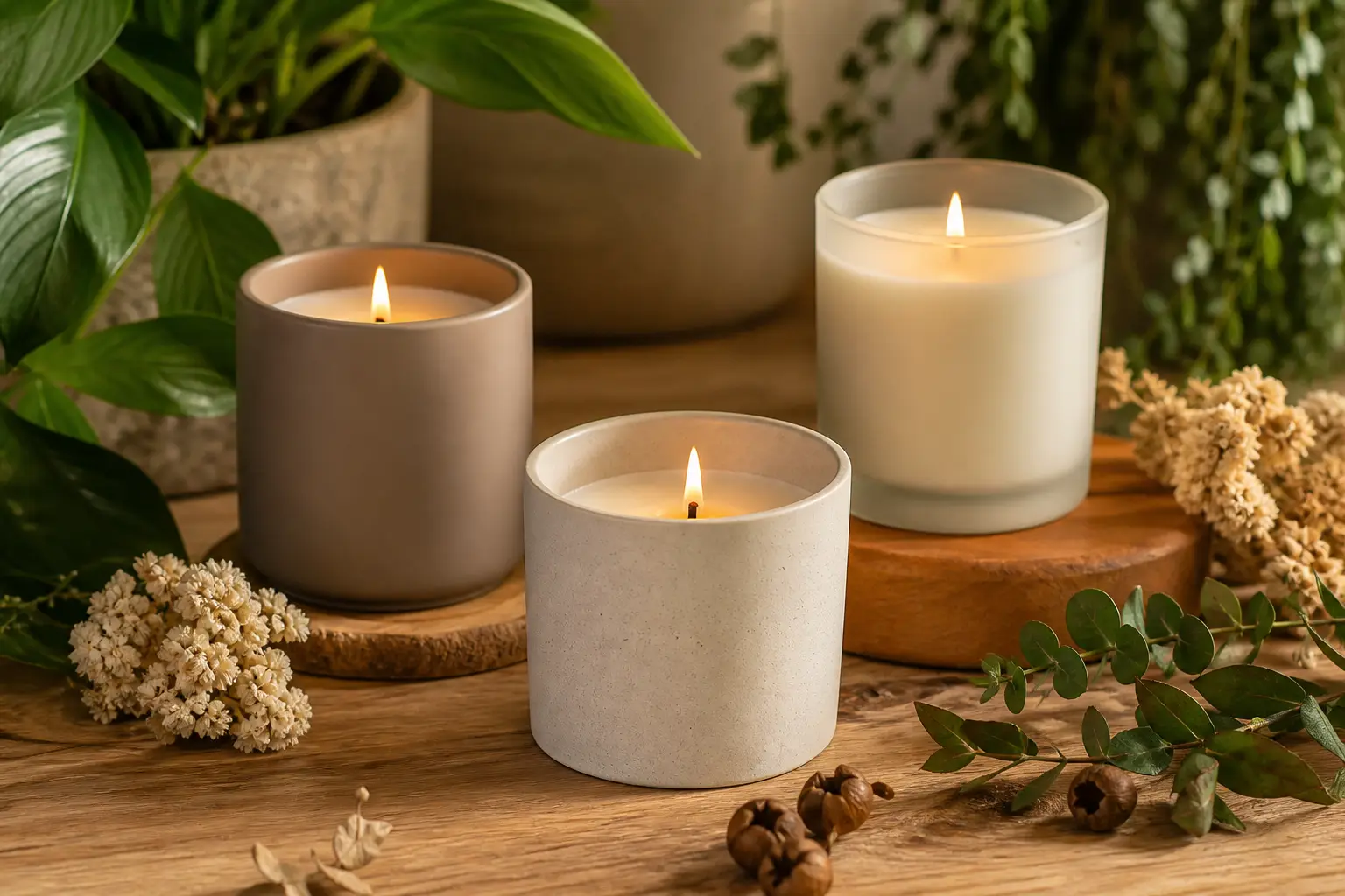 What are the functions of scented candles