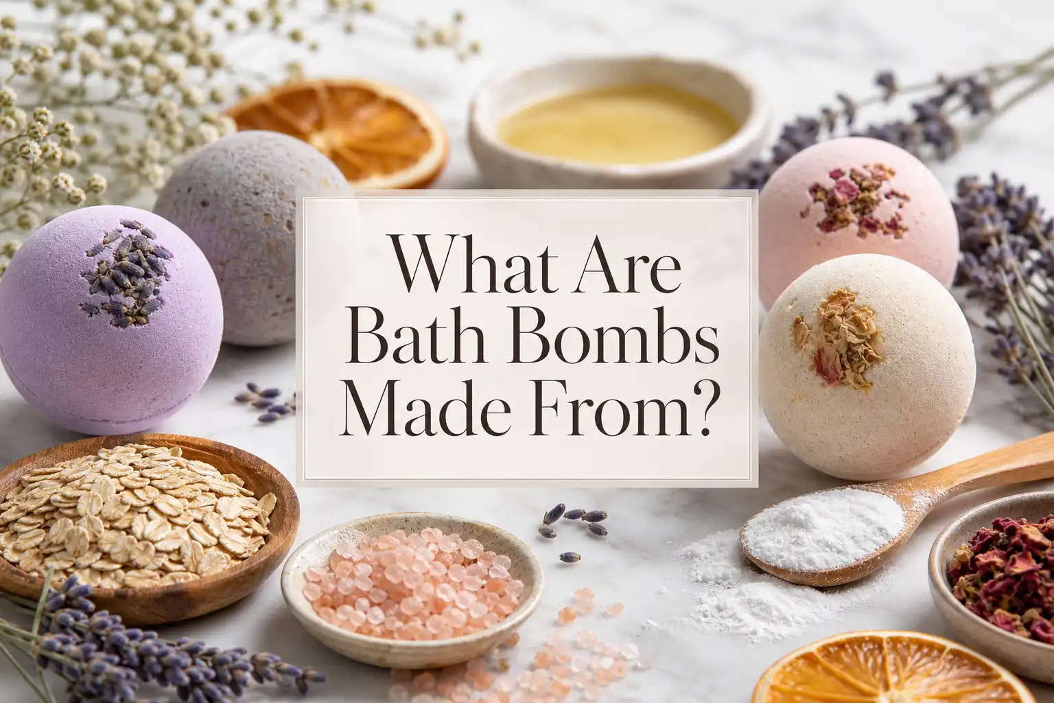 What Are Bath Bombs Actually Made From?