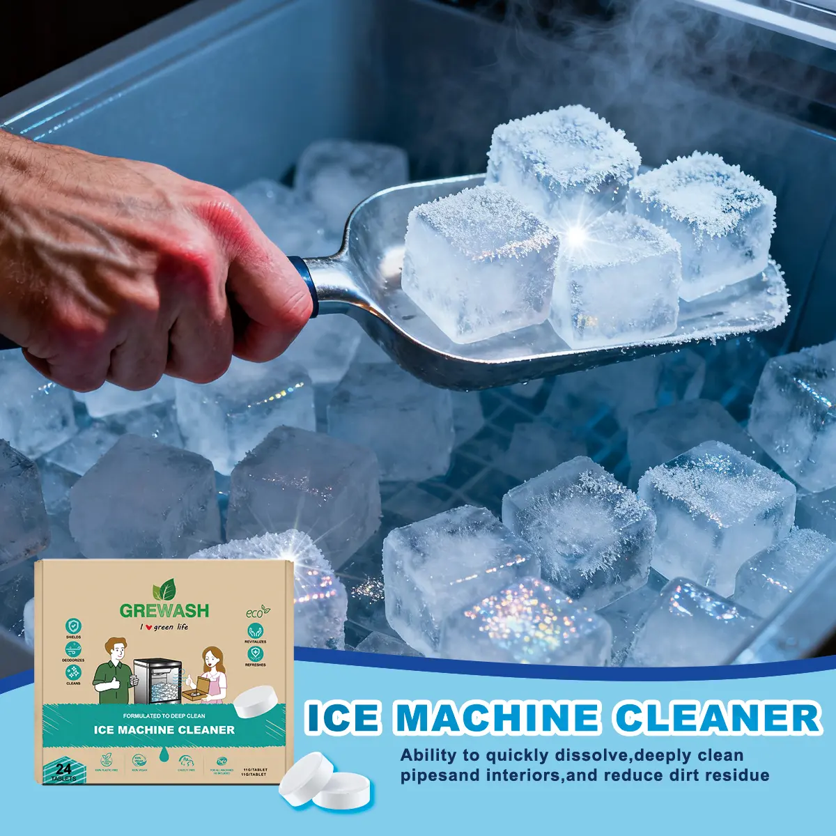 Ice Maker Cleaner Tablets​ - Image 4