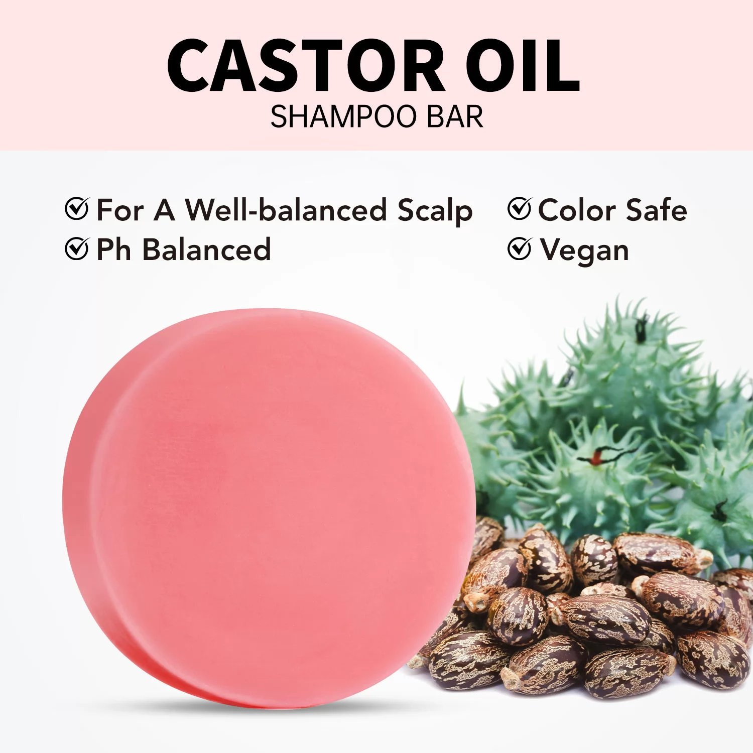 Castor Oil Shampoo Bar
