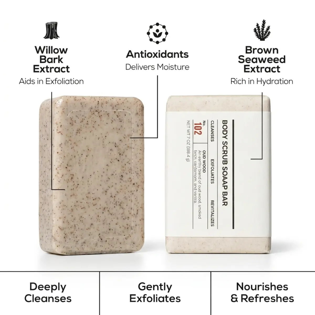 Exfoliating Body Machine-Made Soap - Image 3