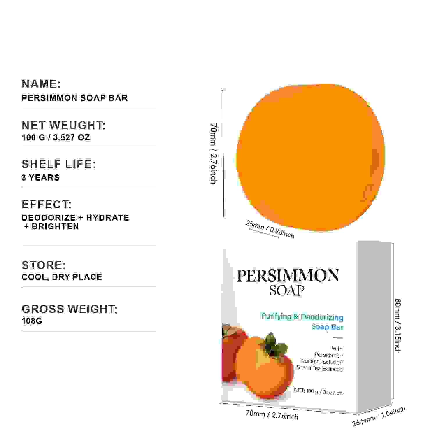 Persimmon Soap