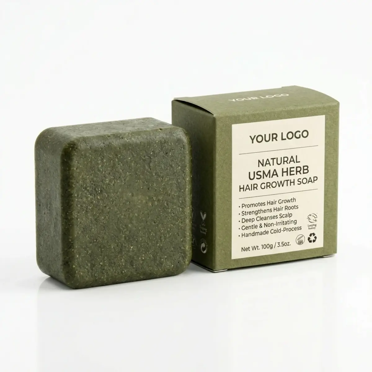 Private Label Usma Herb Hair Growth Soap