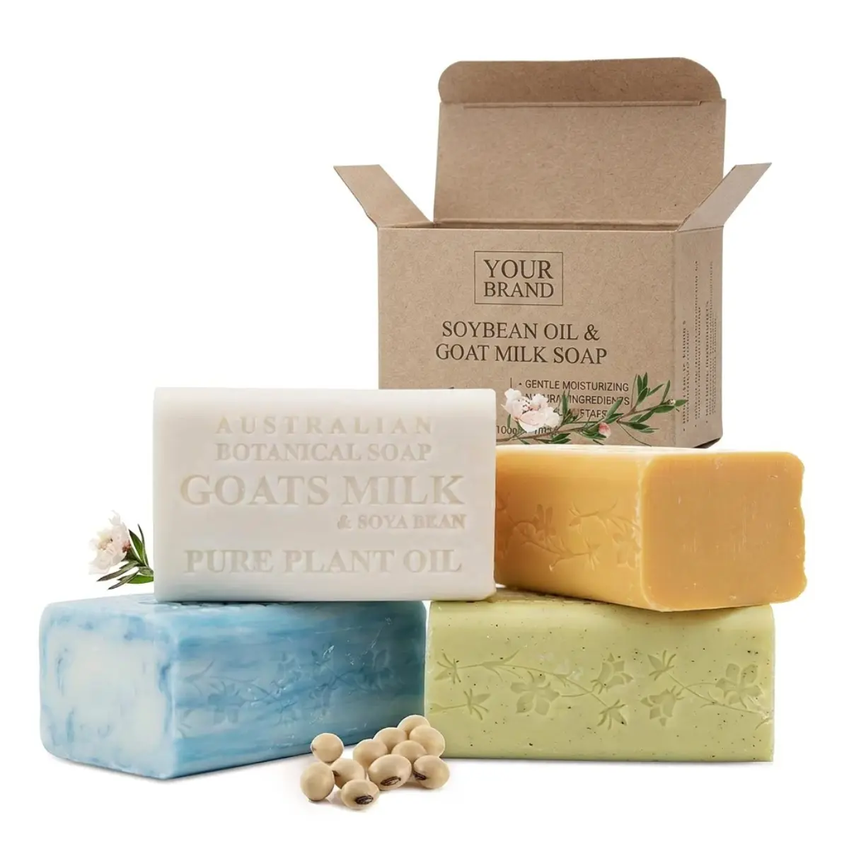 Oem Soybean Oil And Goat Milk Soap