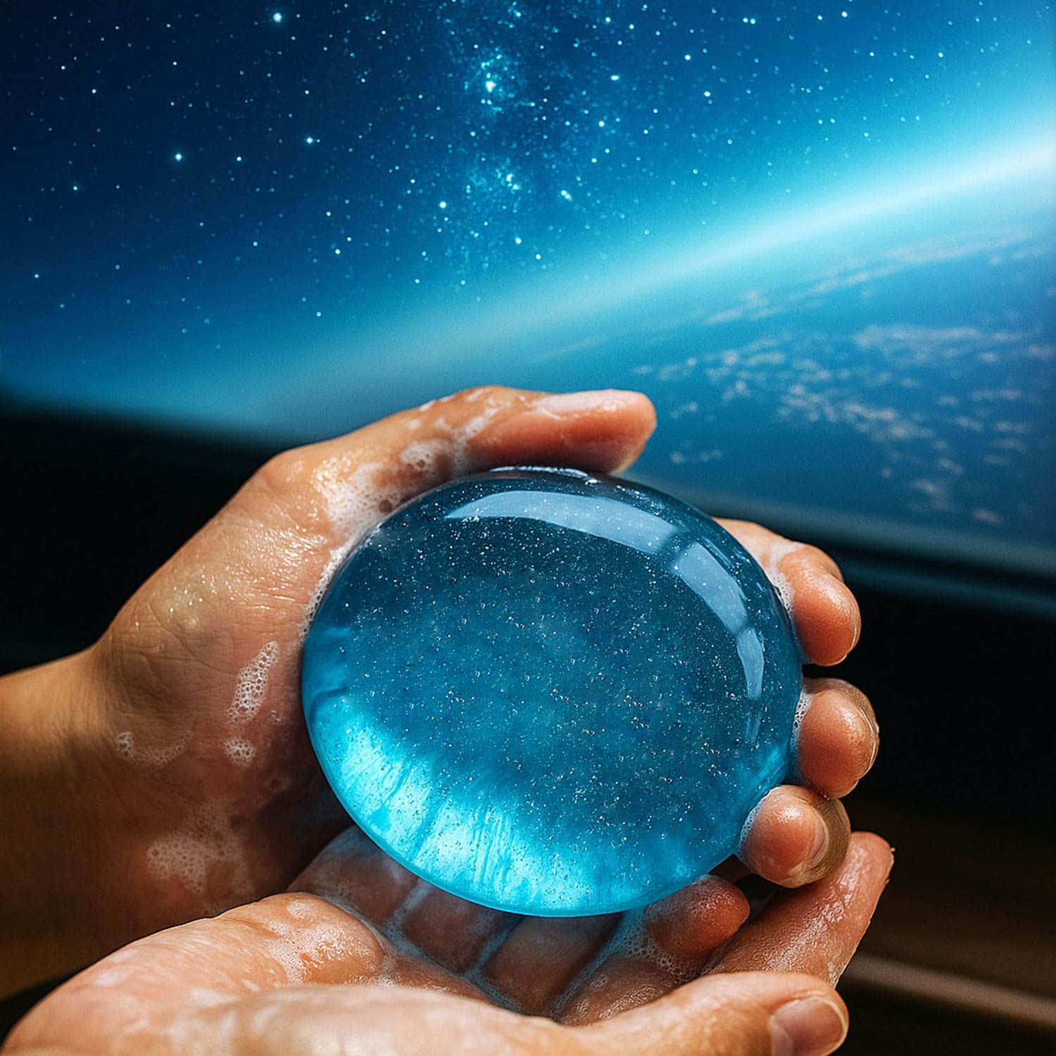 Private Label Galaxy Starry Sky Handmade Soap