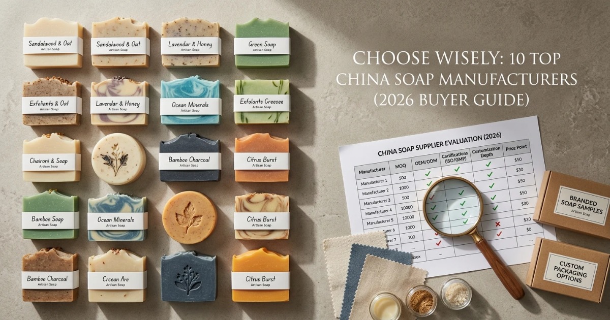 10 Best Soap Manufacturers In China (2026 Buyer Guide)