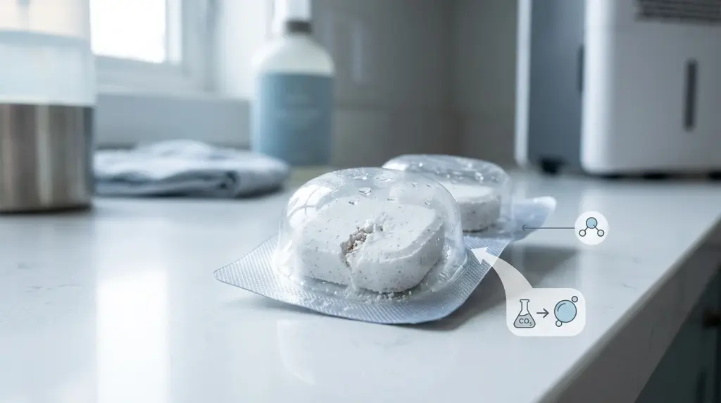 Why Do Cleaning Tablets Swell Or Start Fizzing Inside The Package?